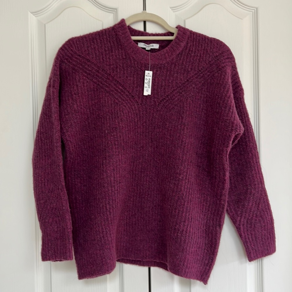 Madewell Belfiore Ribbed Pullover Sweater NWT